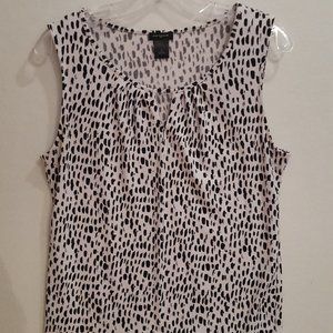 Ann Taylor Animal Print Top